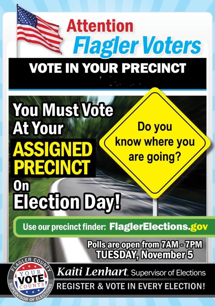 Election Day: Polls Open Today 7 AM to 7 PM - Flagler News Weekly
