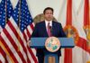 Governor Ron DeSantis Opens the Florida Pavilion at the 2026 Farnborough International Airshow