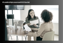 Leadership Lessons with Dr. Saviak … Real Leaders Want to Hear It