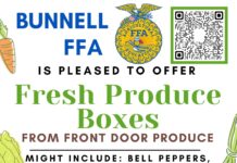 Farm To Table, Bunnell FFA Offers Fresh Produce Boxes For Sale