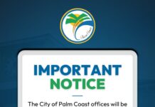 City of Palm Coast Offices Closed Thursday and Friday in Observance of the Thanksgiving Holiday