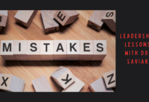 Leadership Lessons with Dr. Saviak … Making Successful Mistakes