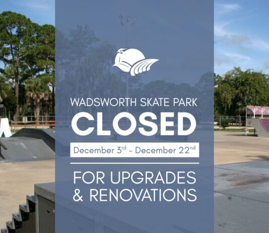 Wadsworth Skate Park Closed December 3-22 for Upgrades, Renovations