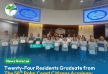 Twenty-Four Residents Graduate from the 58th Palm Coast Citizens Academy