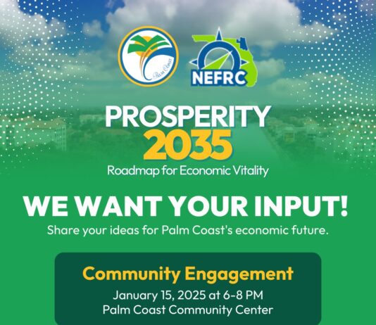 City of Palm Coast Hosts Final Community Engagement Session for Prosperity 2035 Vision Plan