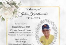 East Flagler Mosquito Control District: Commissioner Jules Kwiatkowski,