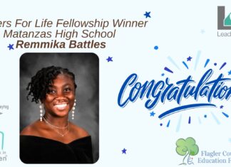 Matanzas High School Student Named 2025 Leaders for Life Fellow
