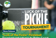 “Luck of the Pickle” Pickleball Tournament Set for March 13-15 in Palm Coast