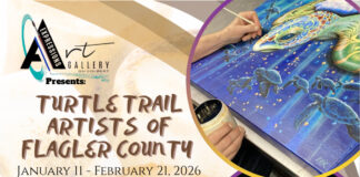 Flagler County Cultural Council Partners with Expressions Gallery to Present Turtle Trail Artists Exhibition