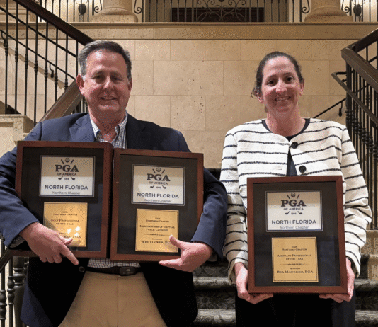 St. Johns County Golf Club Staff Wins Awards for Contributions to Golfing in North Florida
