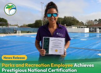 Palm Coast Parks and Rec Employee Achieves Prestigious National Certification