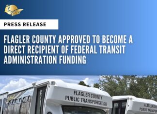 Flagler County Approved to Become a Direct Recipient of Federal Transit Administration Funding