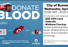 City of Bunnell Schedules Blood Drive for April 8