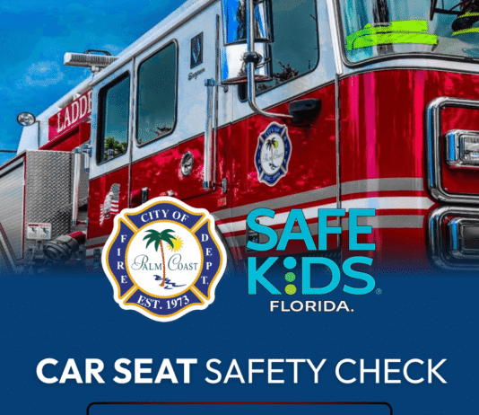 Palm Coast Fire Department Offering Free Car Seat Safety Checks on June 10