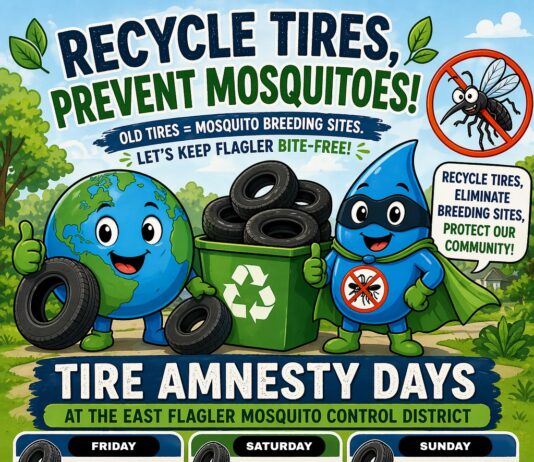 East Flagler Mosquito Control District Working to Reduce Breeding Sites This Weekend