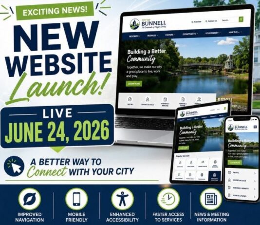 Countdown to Launch: New City of Bunnell Website Goes Live June 24, 2026