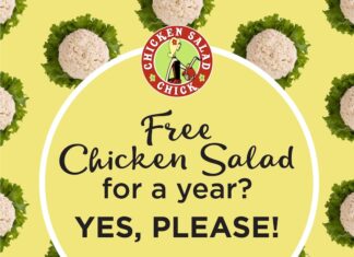 FREE Chicken Salad for a Year at Chicken Salad Chick of Palm Coast Grand Opening on June 2