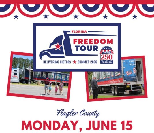 One Day Only! America250FL Makes Stop at Flagler County Nexus Center on Monday, June 15