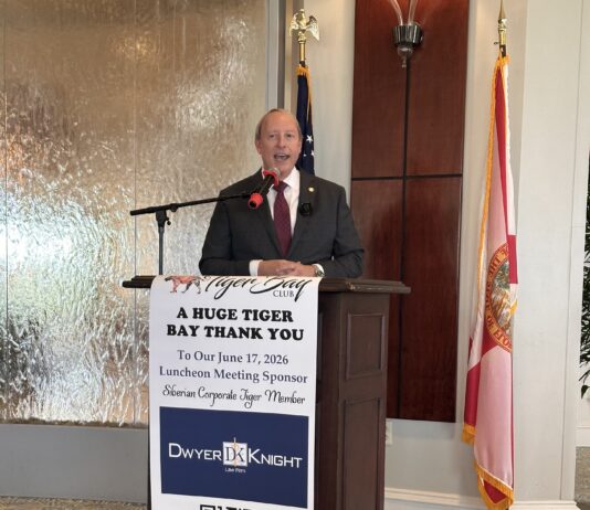 Former Florida Senate President Bill Galvano Reflects on Florida’s Successes, Challenges at Flagler Tiger Bay Club