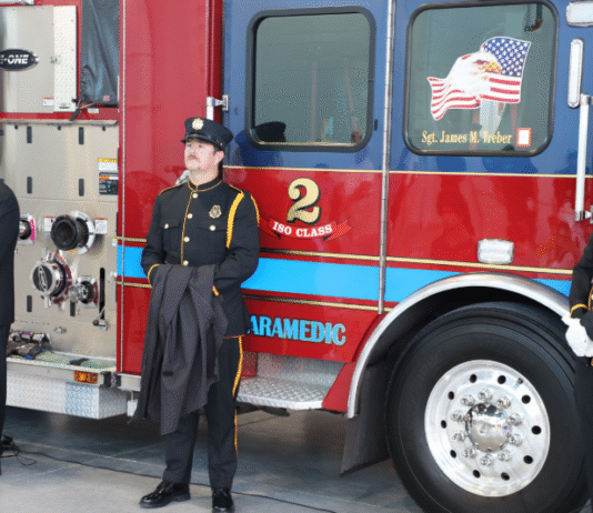 Palm Coast Fire Department Dedicates Engine 26 in Honor of Army Sergeant James M. Treber