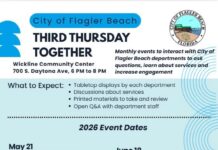 Flagler Beach Encourages Residents to Learn How Your City Works at Third Thursday Together