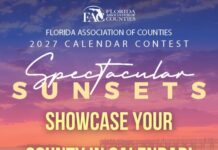 Florida Association of Counties Announces 2027 Calendar Contest Theme “Spectacular Sunsets”