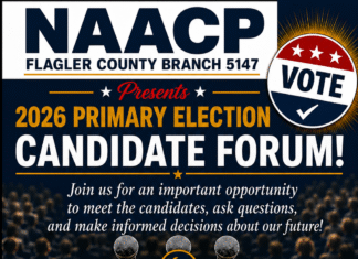 NAACP Flagler County Branch to Host Palm Coast City Council Candidate Forum July 16