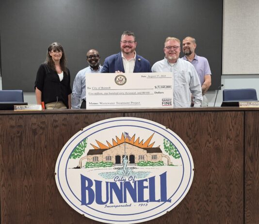 City of Bunnell Welcomes Congressman Randy Fine; Receives $5.19 Million for Ongoing Wastewater Treatment Plant Expansion Project
