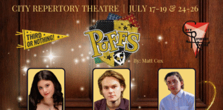 City Repertory Theatre Opens “Puffs” This Weekend – July 17