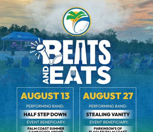 Palm Coast Doubles the Fun with Two Beats & Eats Concerts in August