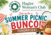 Flagler Woman’s Club Summer Picnic Bunco This Saturday, August 15