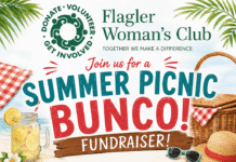 Flagler Woman’s Club Summer Picnic Bunco This Saturday, August 15