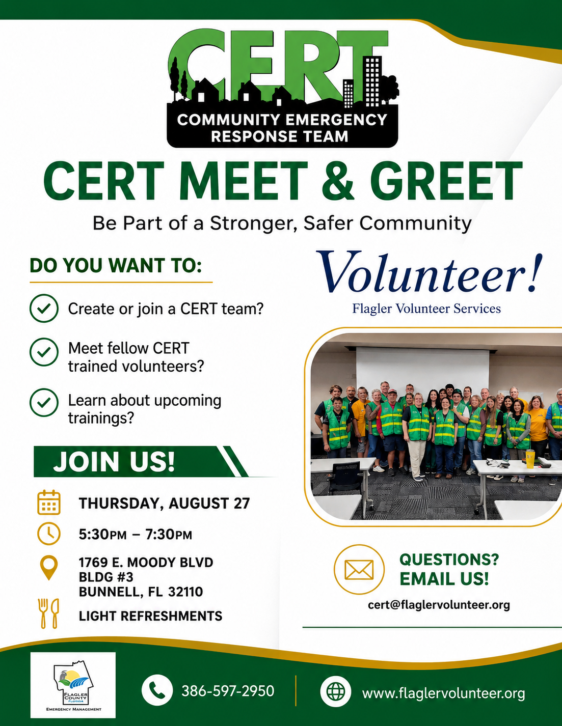 CERT Meet & Greet Invites Residents to Turn Preparedness Into Action