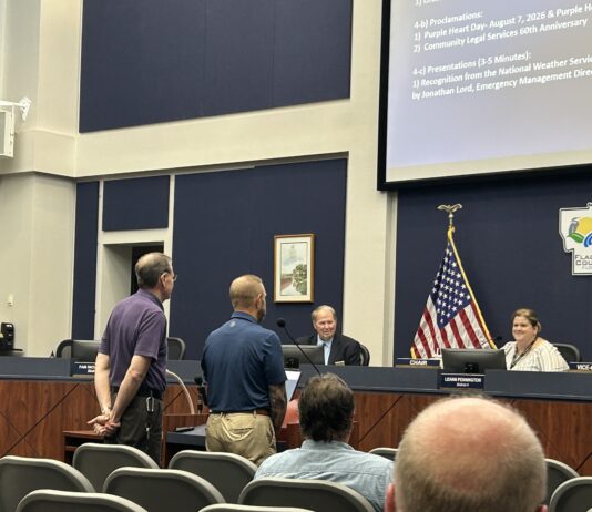 Flagler County Honors Purple Heart Recipients, Welcomes New Veterans Service Counselor