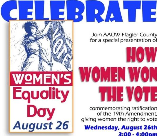 AAUW Flagler Set to Celebrate Women’s Equality Day on August 26