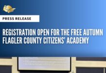 Registration open for the 2026 Autumn Flagler County Citizens’ Academy