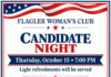 Flagler Woman’s Club Announces Candidates Night & More