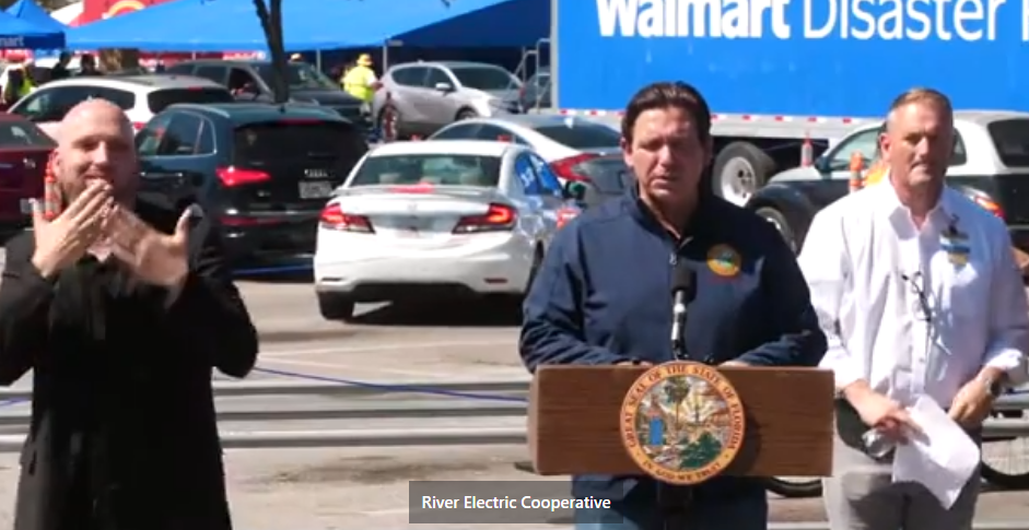 DeSantis - Hurricane WalMart
