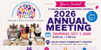 Flagler County Cultural Council to Celebrate Five Years of Arts, Culture and History at Oct. 1 Annual Meeting