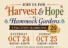 Hammock Gardens to Host Harvest & Hope Fall Event Oct. 24-25, 2026 Benefiting Local Foster Children