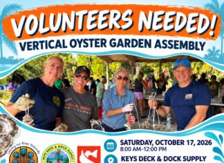 Volunteers Needed for Next Vertical Oyster Garden (VOG) Assembly Oct. 17 in Daytona Beach