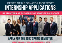 Senator Rick Scott Announces Spring 2027 Internship Opportunities