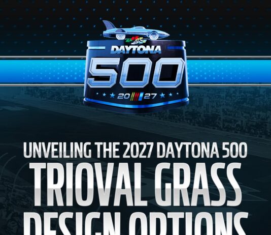 Fan Voting for the 2027 DAYTONA 500 Trioval Grass Design Kicks Off