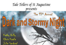 Tale Tellers of St. Augustine Present 13th Annual “Dark and Stormy Night”