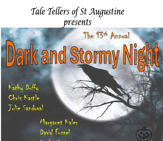 Tale Tellers of St. Augustine Present 13th Annual “Dark and Stormy Night”
