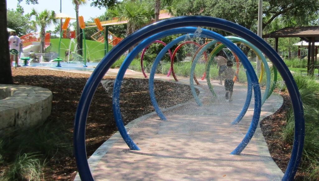 James F. Holland Memorial Park Splash Pad Construction Update Flagler