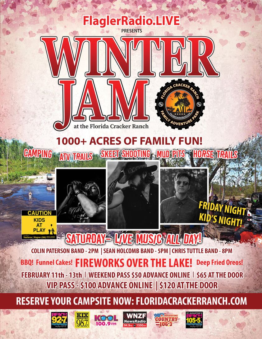 Plan Ahead Winter Jam at Florida Cracker Ranch Set for Feb. 1113th Flagler News Weekly