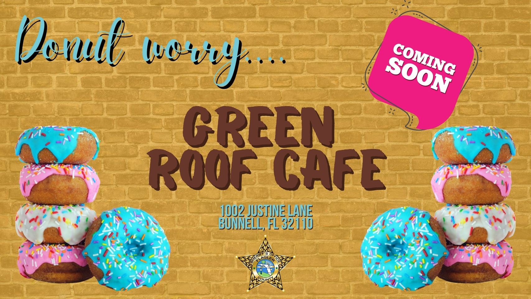 Green Roof Café Launching in Flagler County, Inmates to Prepare Donuts