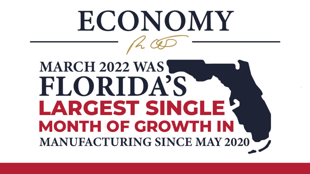 Florida's Economy Continues to Thrive with Largest Single Month of