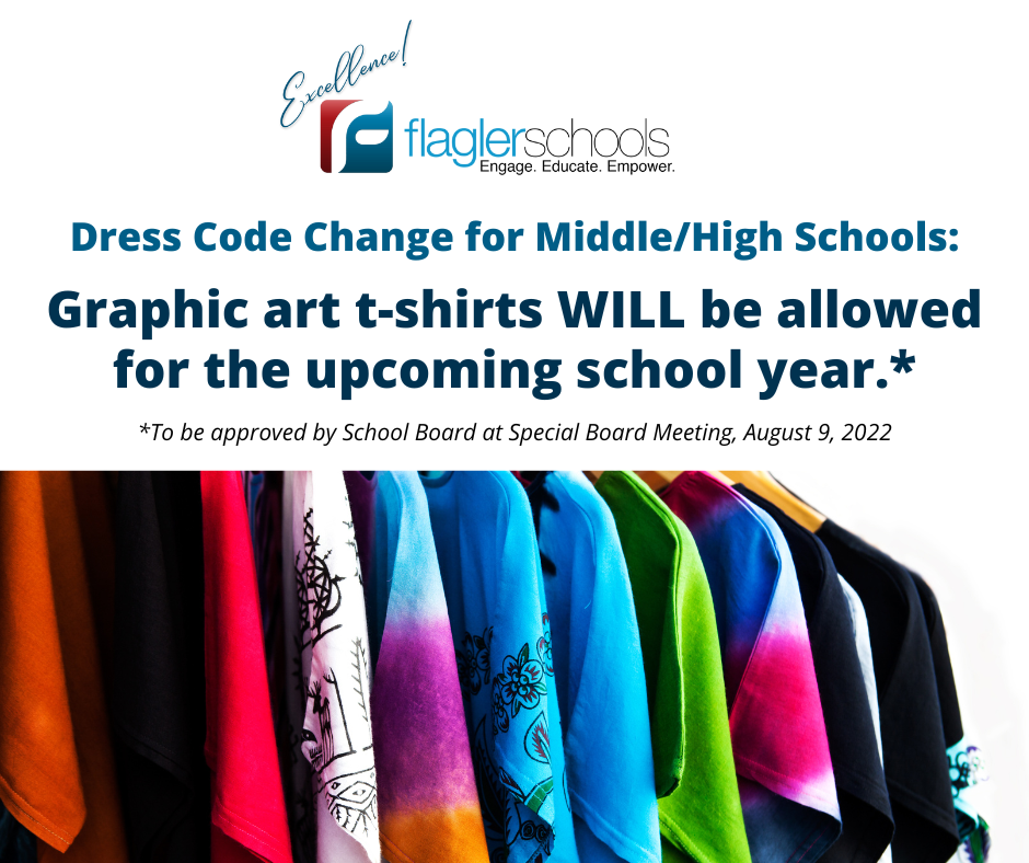 Flagler Schools - Secondary Dress Code: Tentative Change To Policy -  Flagler News Weekly